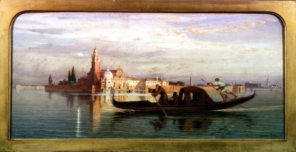 Sulla laguna veneziana da Carl Friedrich Heinrich Werner