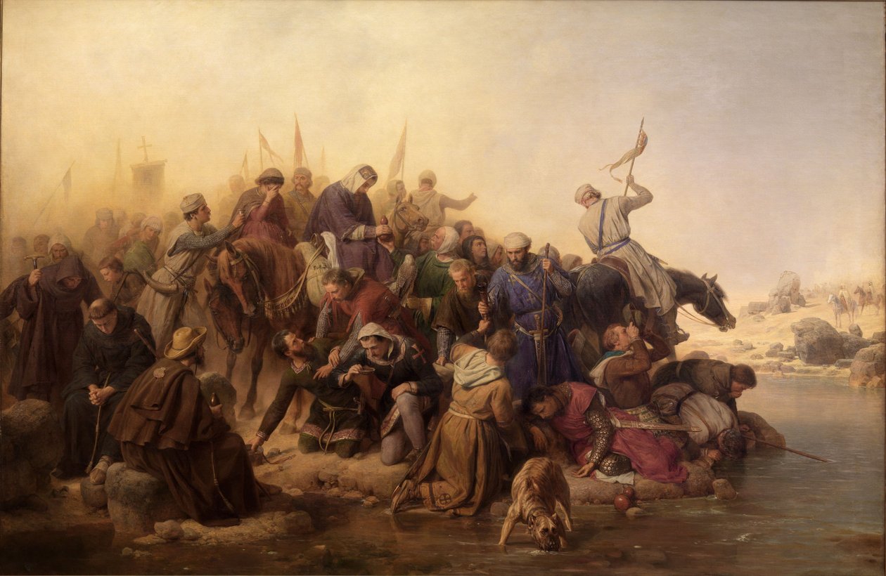 I crociati nel deserto da Carl Friedrich Lessing