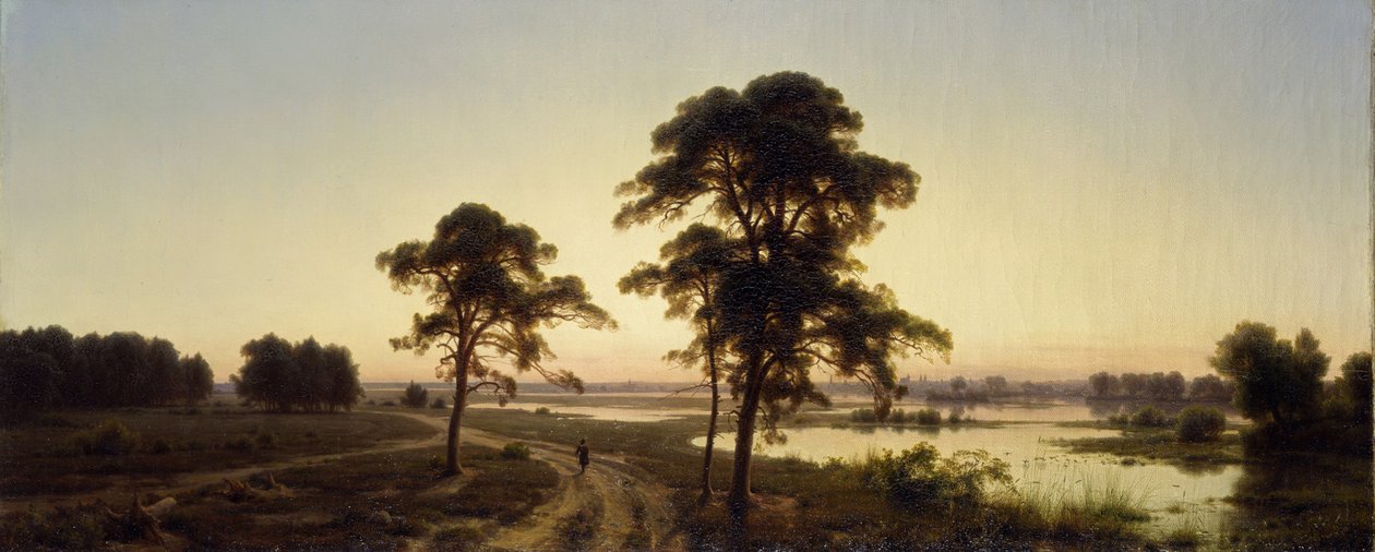 Paesaggio slesiano da Carl Friedrich Lessing