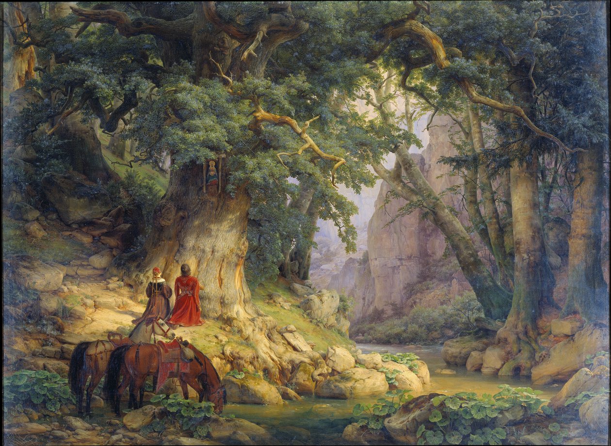 La quercia millenaria da Carl Friedrich Lessing