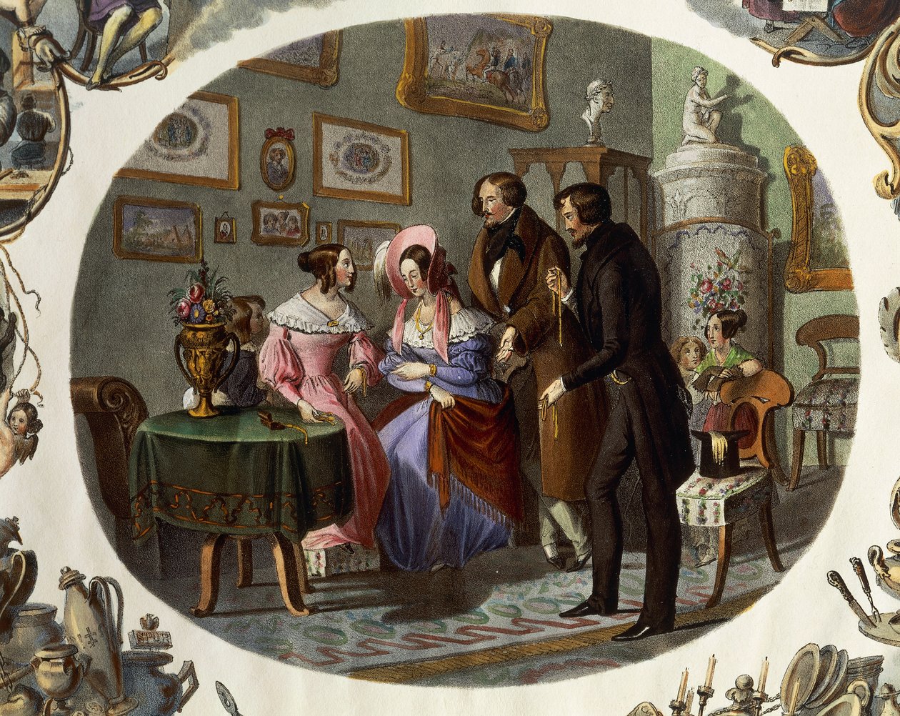 Interno di una gioielleria da Carl and Geiger Peter Johann Nepomuk Kunz
