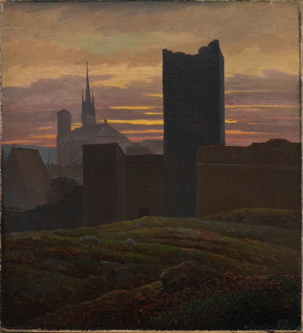 Il castello imperiale, Eger da Carl Gustav Carus