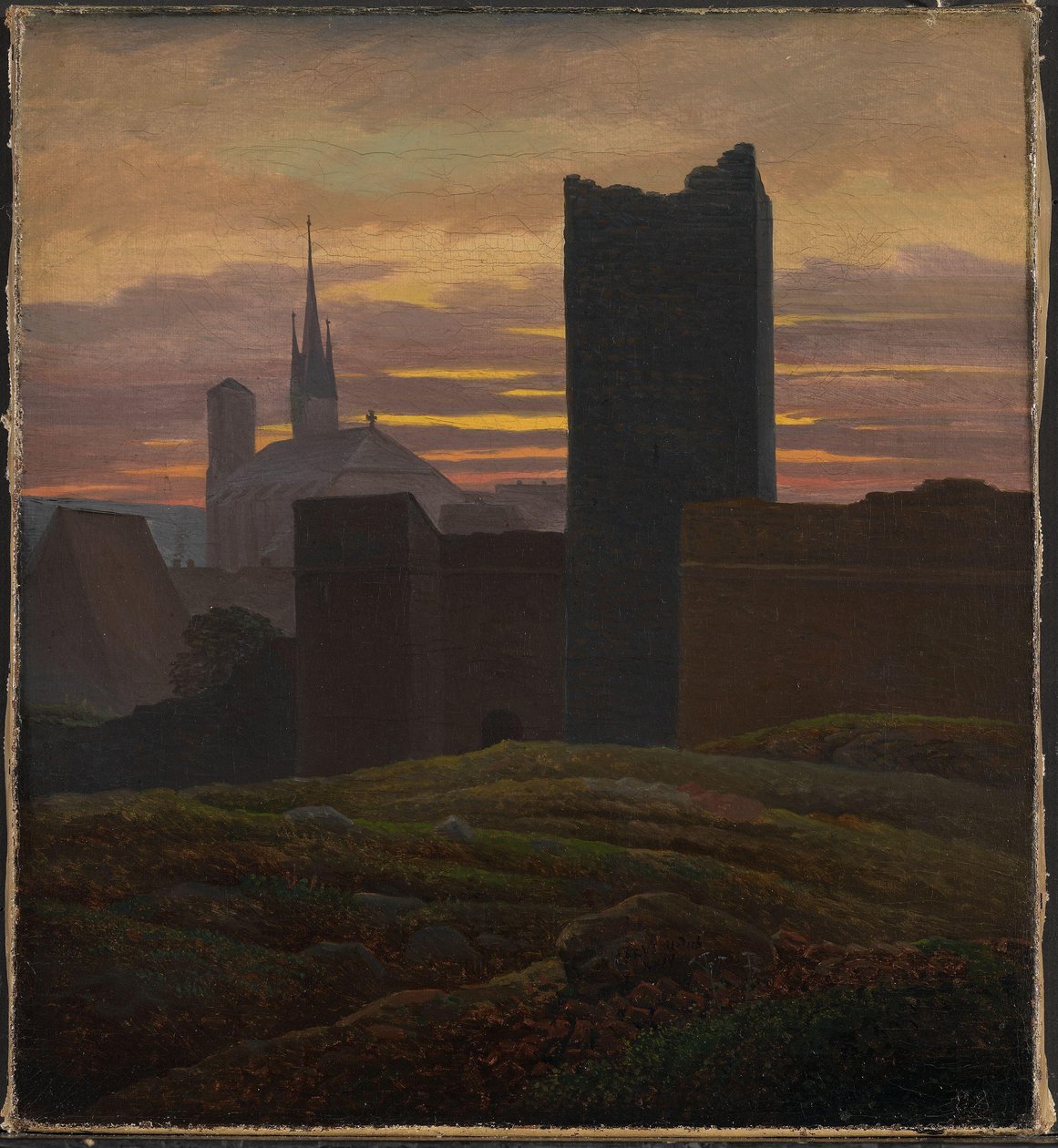 Il castello imperiale, Eger da Carl Gustav Carus