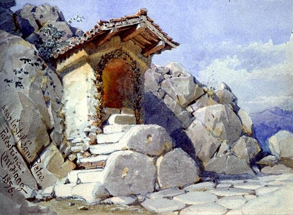 Madonnaletta vicino a Castel San Pietro, Palestrina, Colline Sabine da Carl Haag