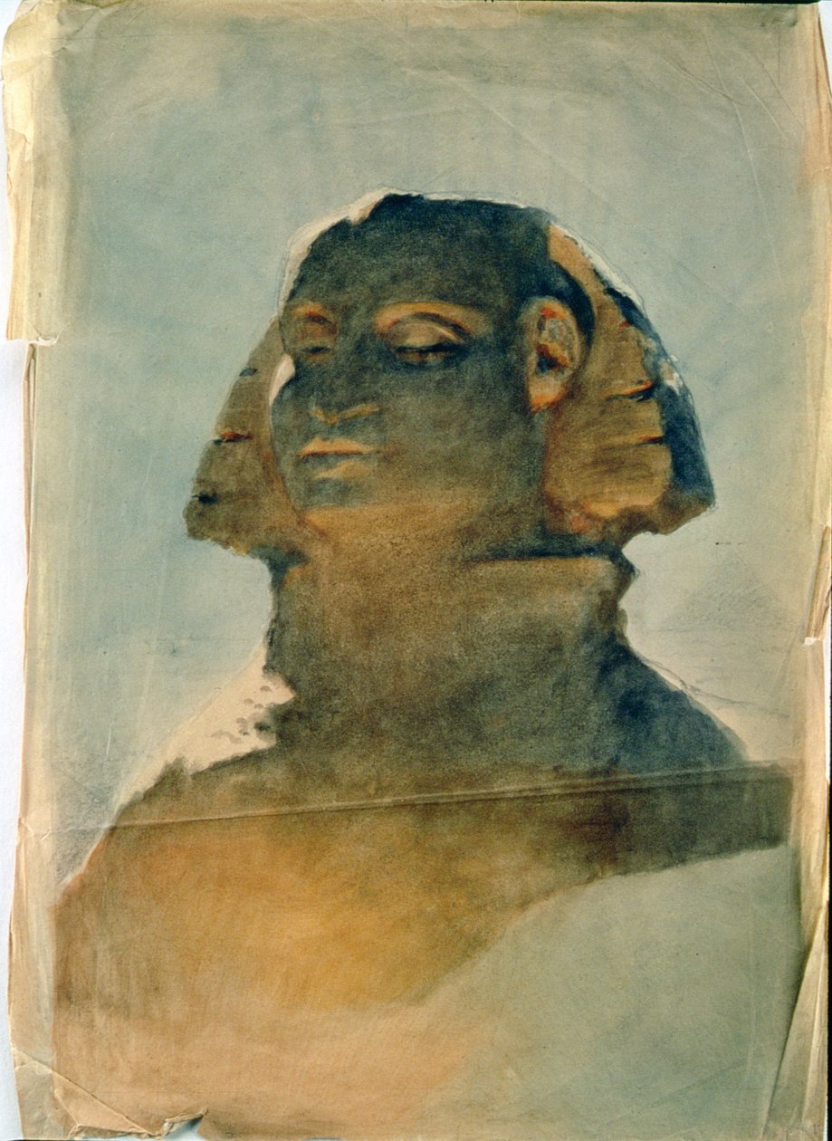 Sfinge a Giza da Carl Haag