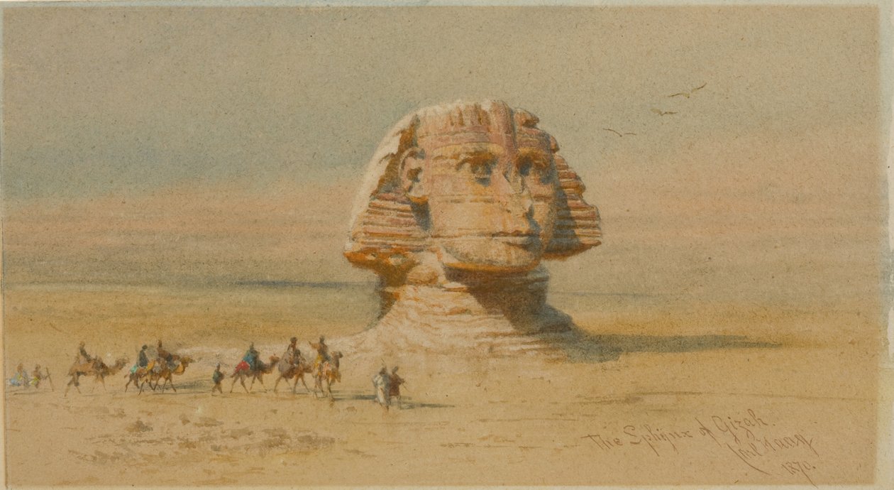 La Sfinge di Giza da Carl Haag
