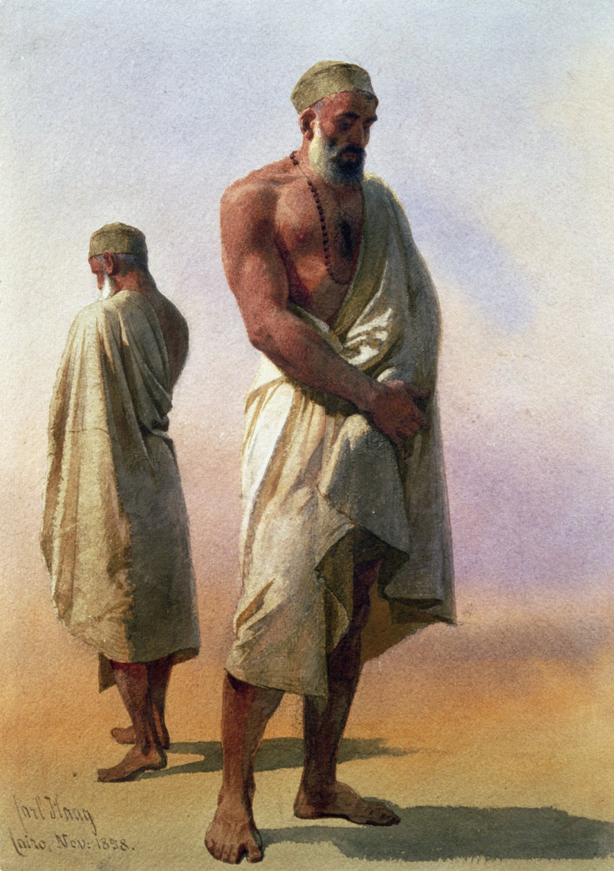 Due dervisci, 1858 da Carl Haag