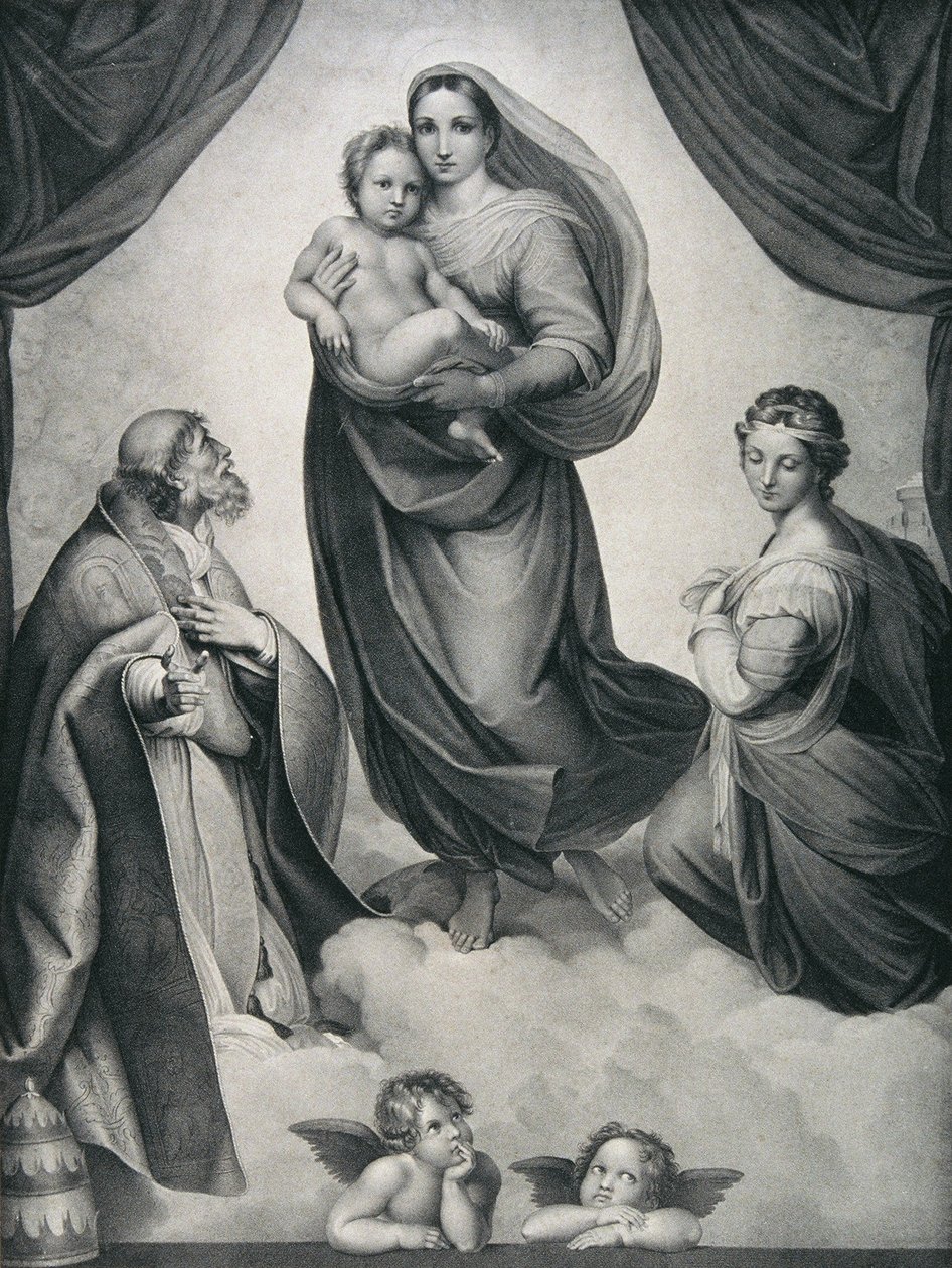 La Madonna Sistina da Carl Heindel