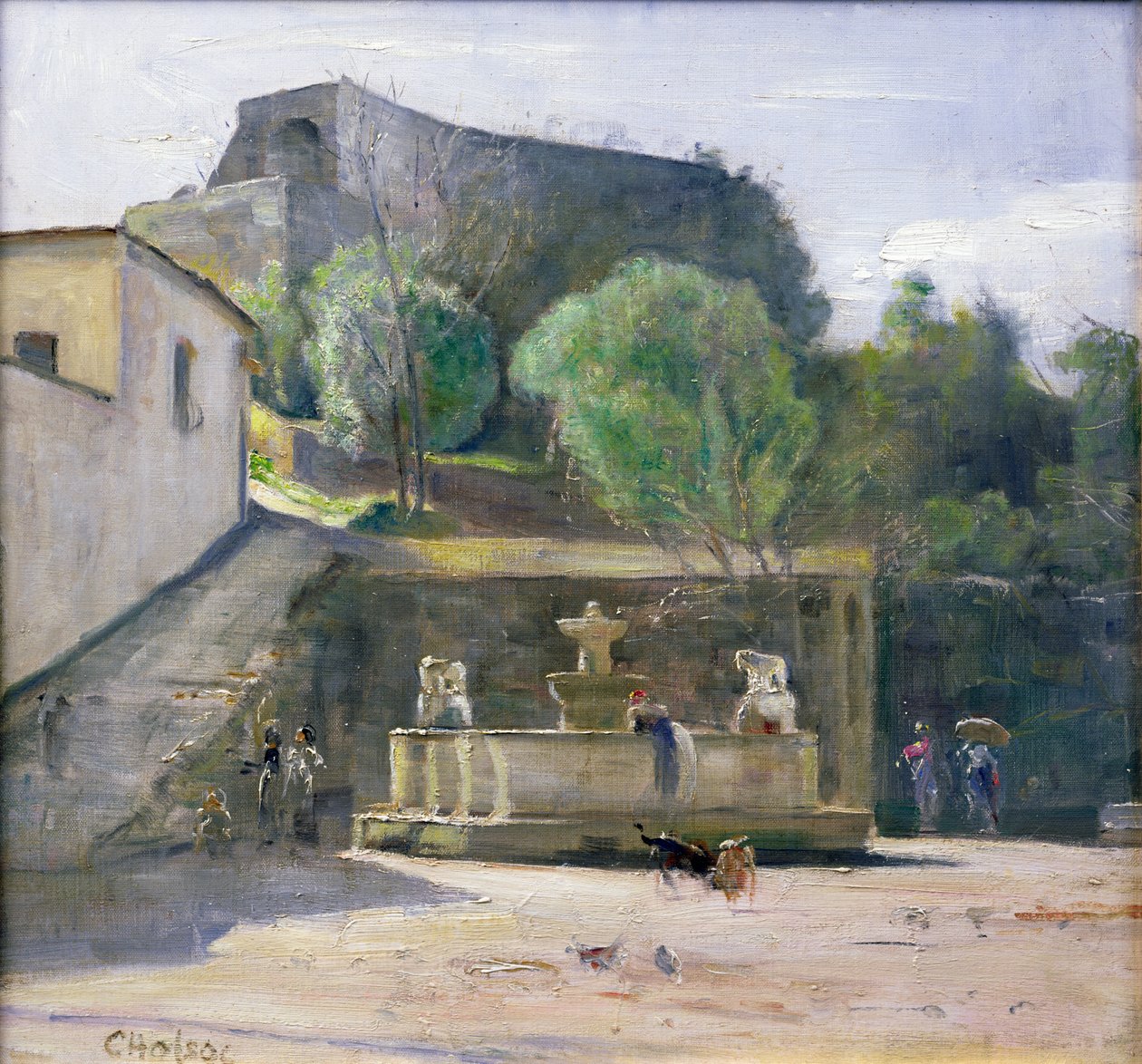 Alla fontana, Italia da Carl Holsoe