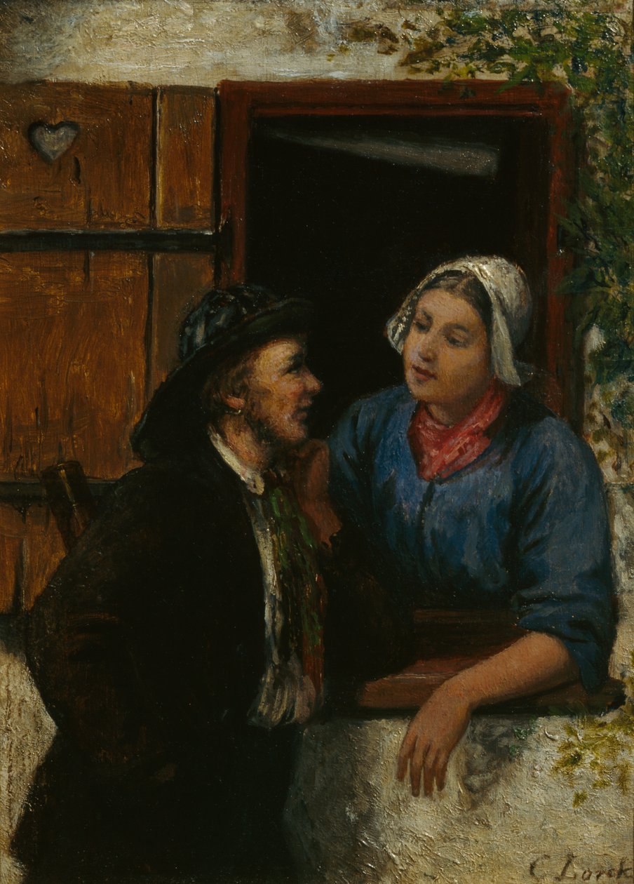 Il pilota e sua moglie da Carl Julius Lorck