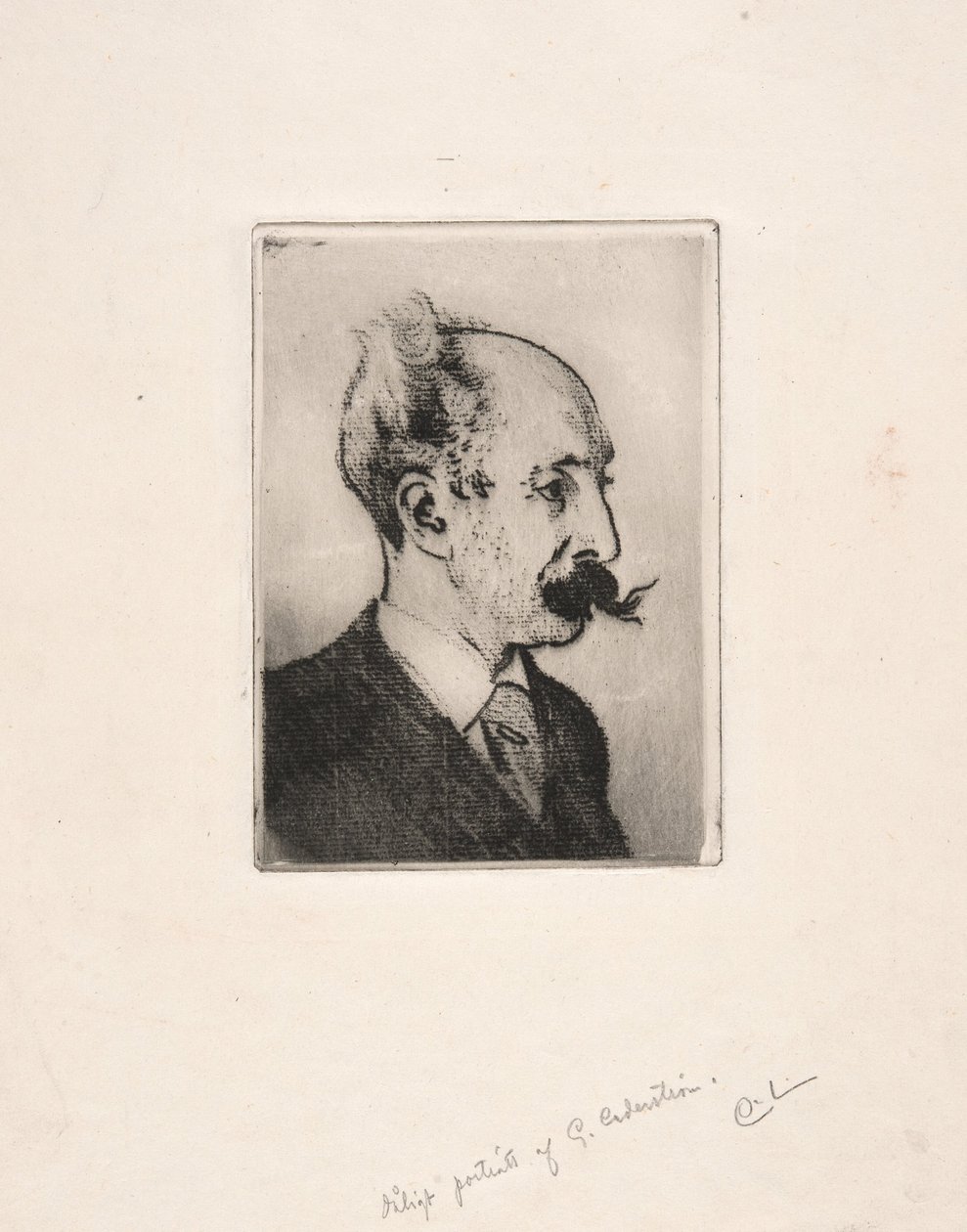 Il barone Gustaf Cederström da Carl Larsson