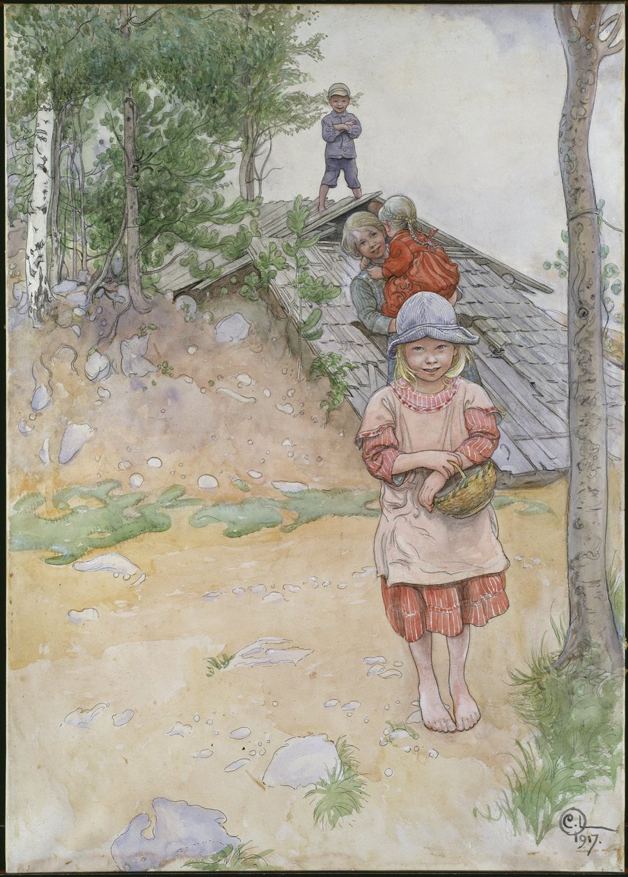 Presso la cantina da Carl Larsson