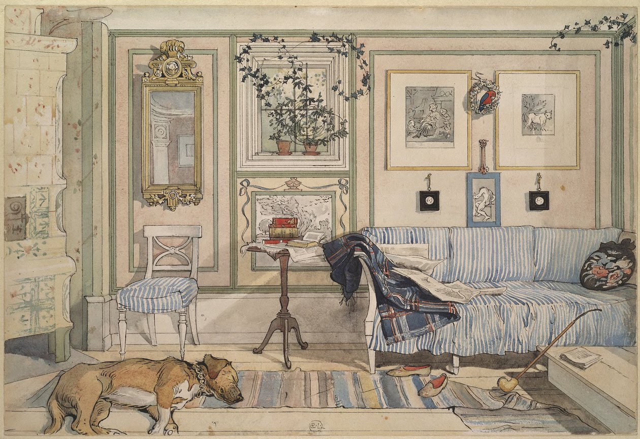 Angolino accogliente da Carl Larsson
