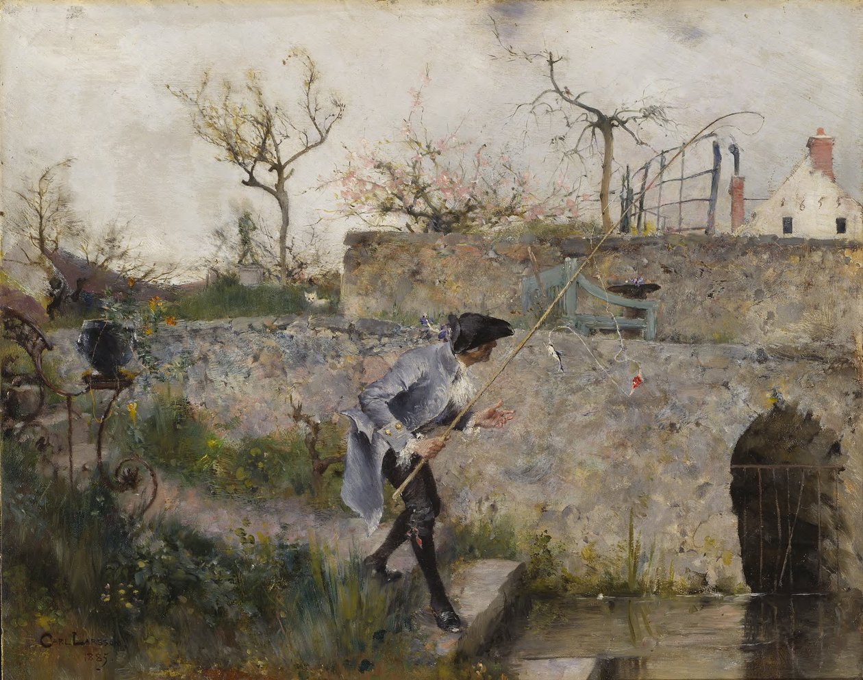 I pesci abboccano! da Carl Larsson