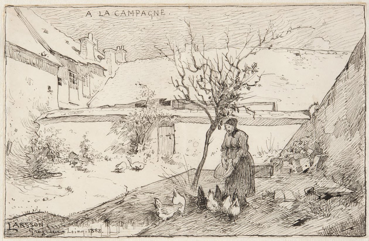 Fattoria francese da Carl Larsson