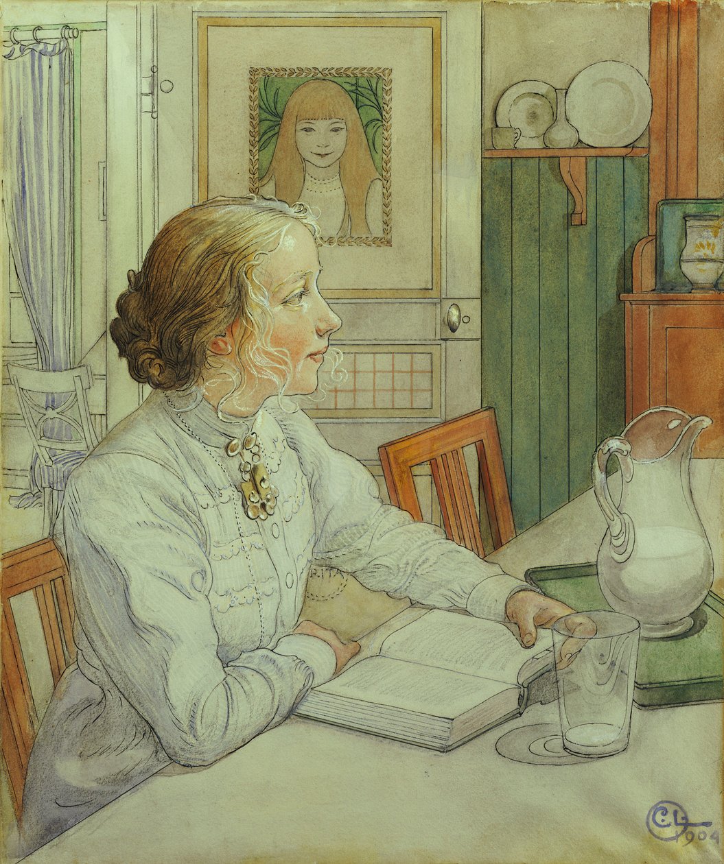 La mia figlia maggiore, 1904 da Carl Larsson