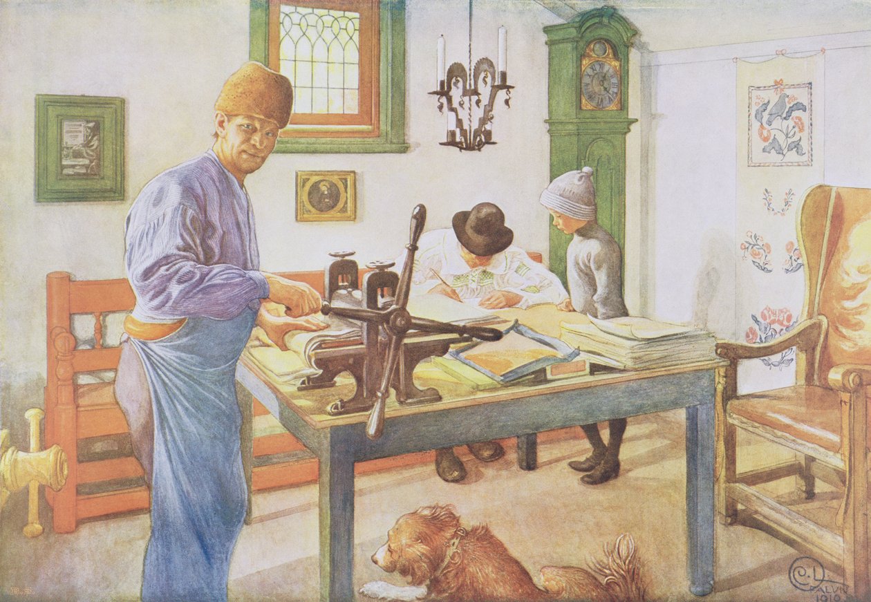 La stanza delle stampe, pub. in 