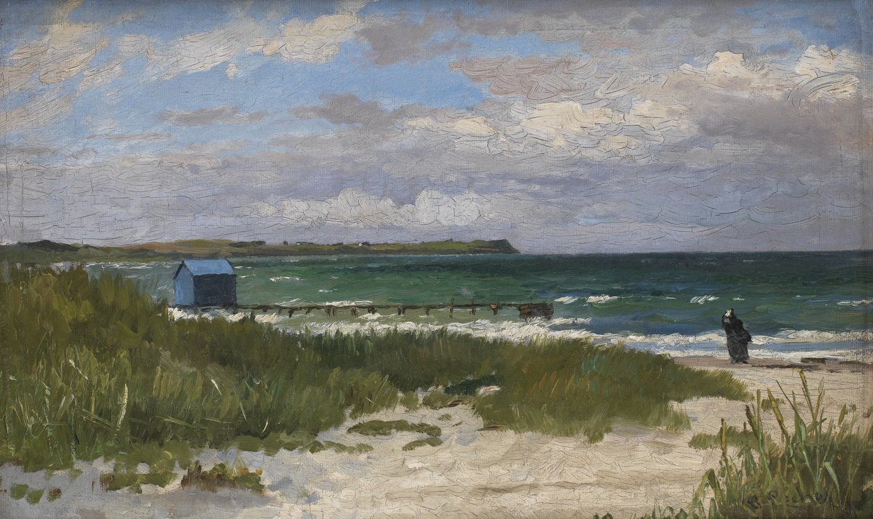 Paesaggio costiero. Hornbæk da Carl Locher