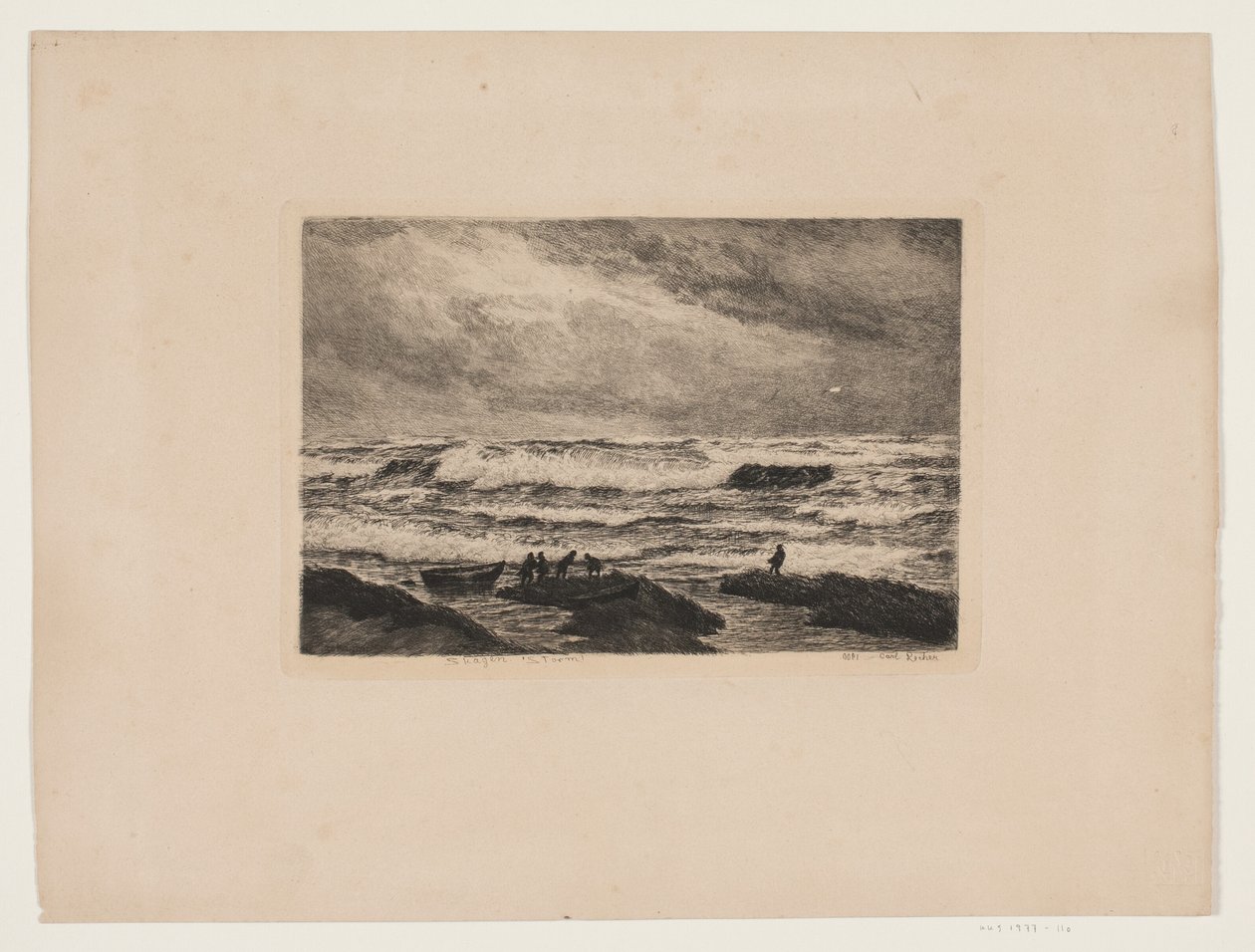 Skagen. Tempesta da Carl Locher