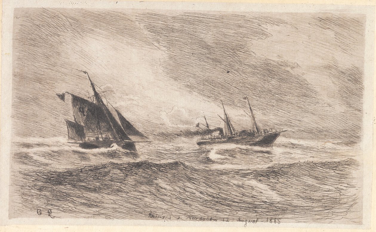 Tempesta nel Mare del Nord. Arcturus prende il pilota da Carl Locher