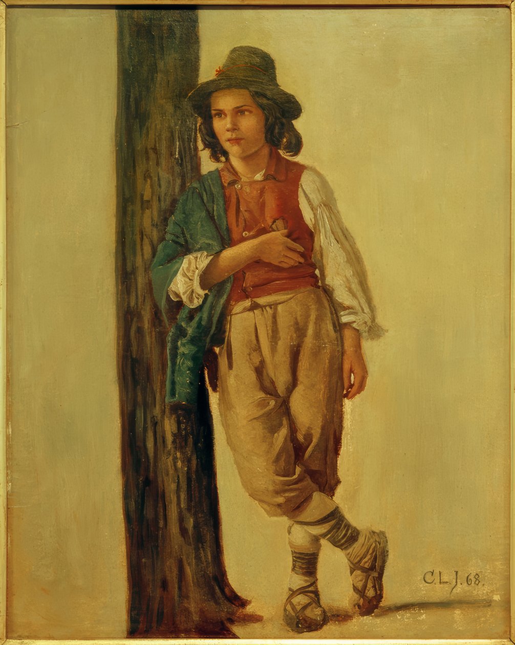 Ragazzo pastore italiano da Carl Ludwig Jessen