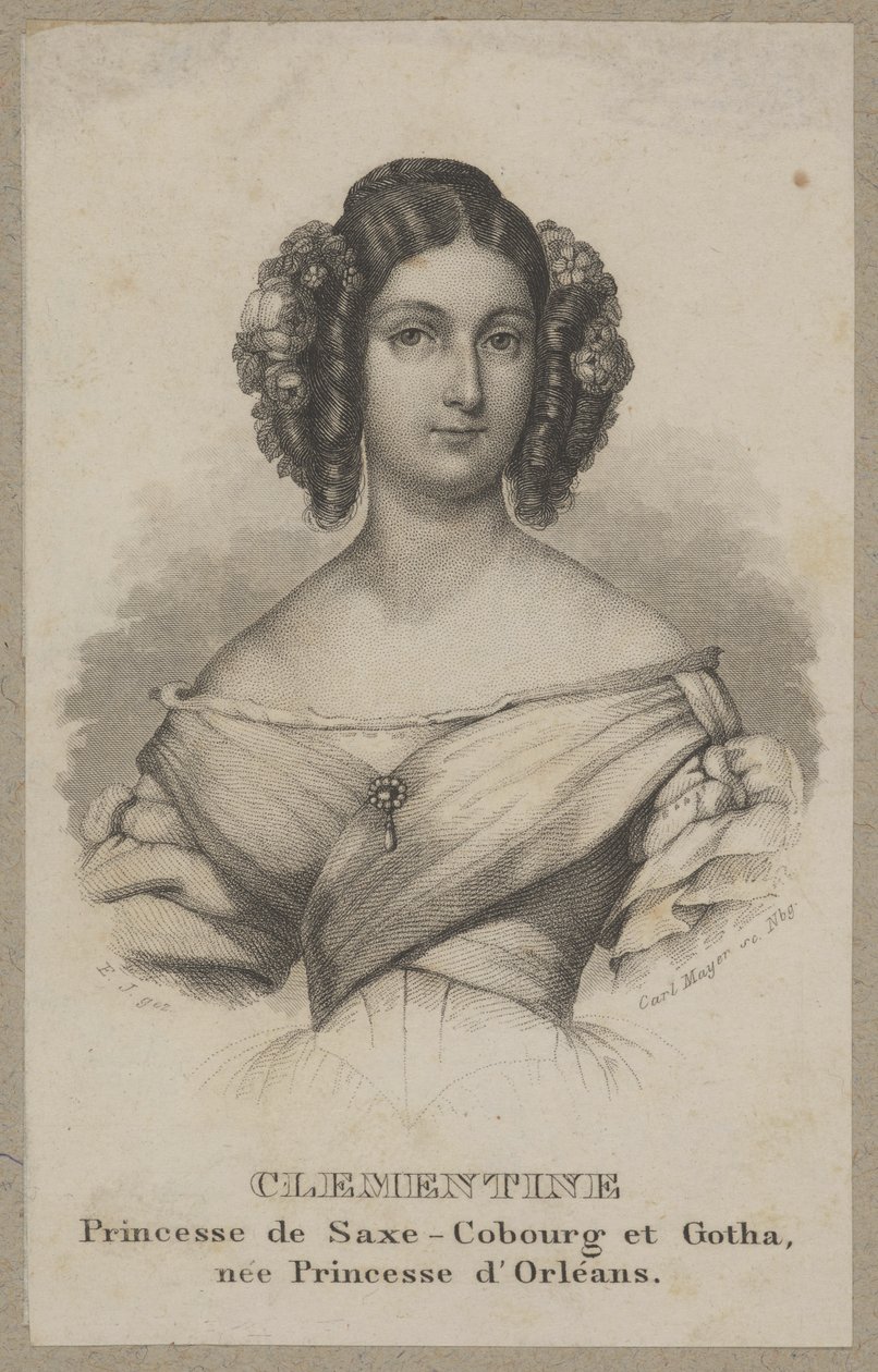 Klementyna, principessa di Sassonia-Coburgo da Carl Mayer