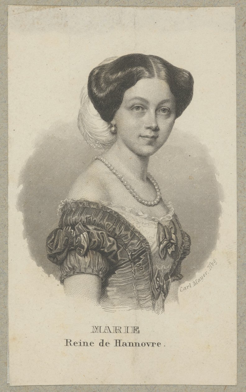Maria di Hannover (1776 Londra - 1857 Londra) - principessa di Gran Bretagna e Irlanda, Hannover e Brunswick-Lüneburg, e per matrimonio duchessa di Gloucester ed Edimburgo da Carl Mayer