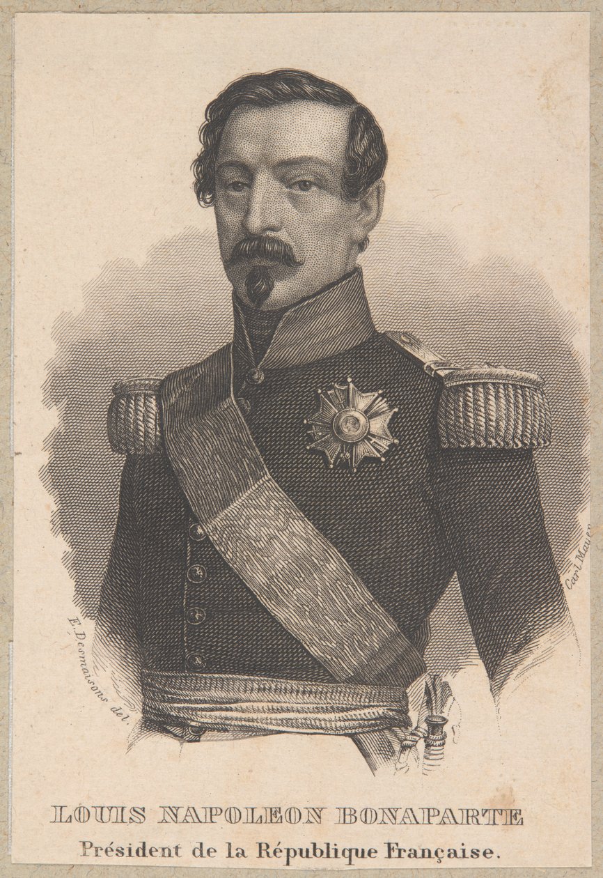 Napoleone III come presidente della Francia da Carl Mayer