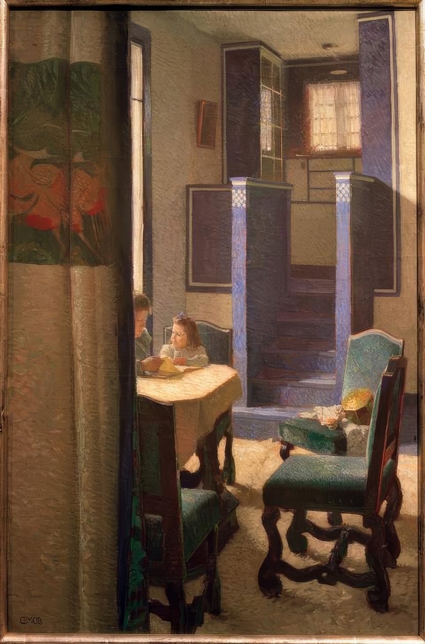 Salone nella casa sulla Hohe Warte da Carl Moll