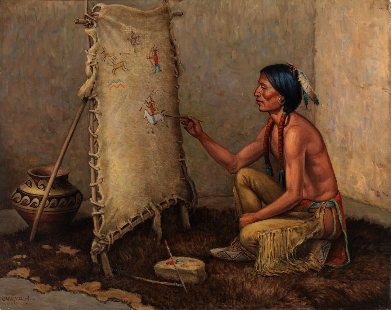 Artista indiano da Carl Moon
