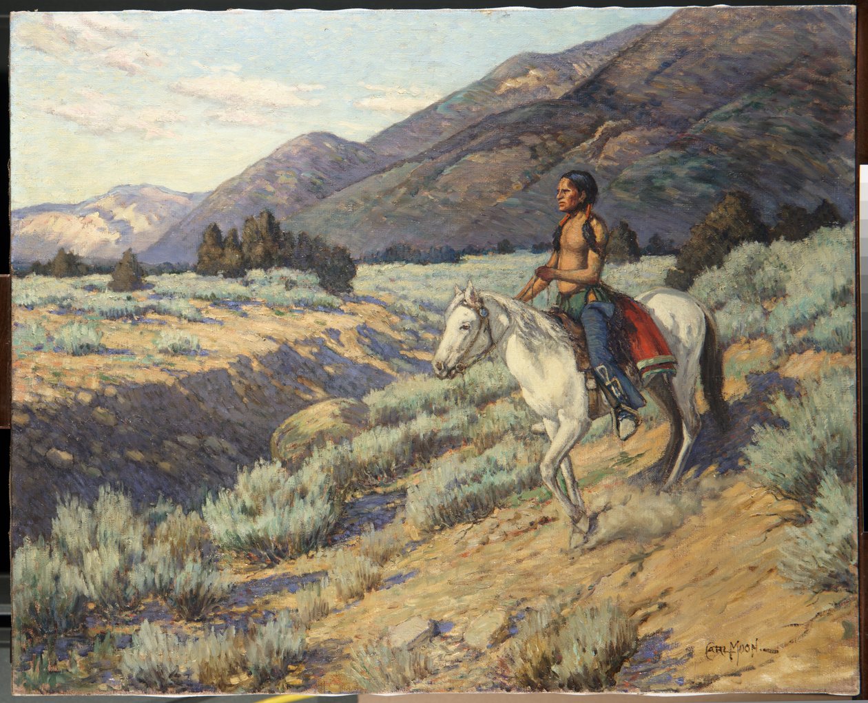 Scout, Taos Valley, New Mexico da Carl Moon