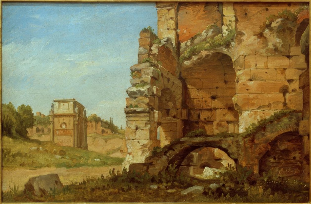 C.Morgenstern, Il Colosseo a Roma da Carl Morgenstern