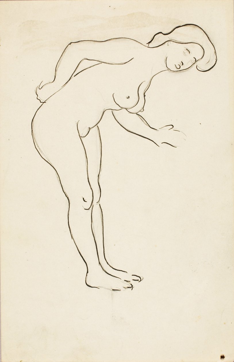 Nudo femminile appoggiato da Carl Newman
