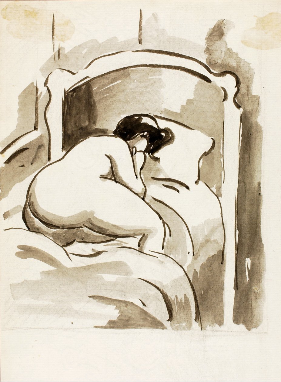 Nudo femminile reclinato da Carl Newman
