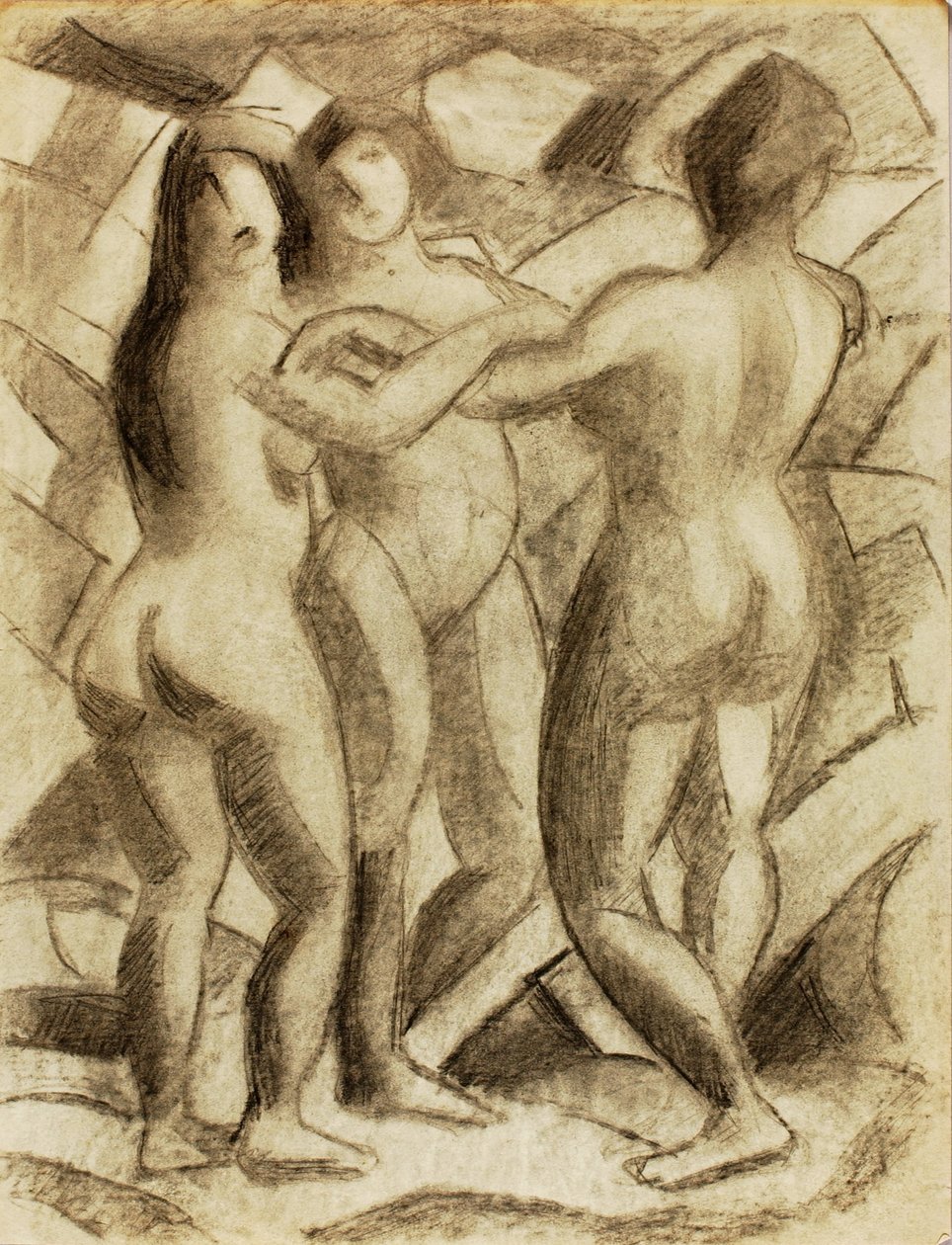 Gruppo di tre nudi femminili da Carl Newman