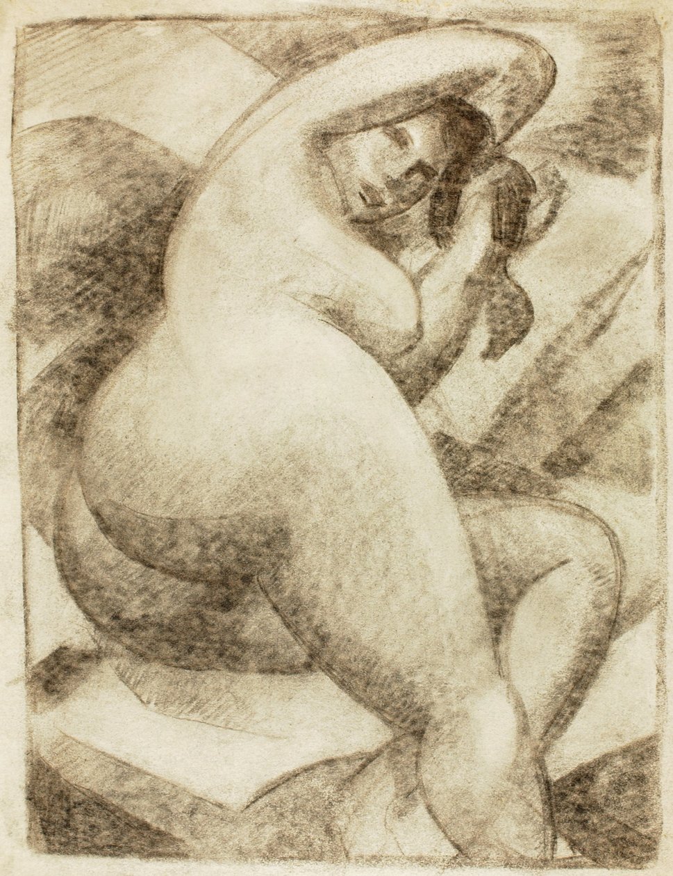 Nudo femminile reclinato da Carl Newman