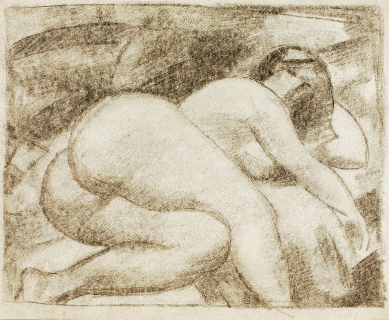 Nudo femminile reclinato da Carl Newman