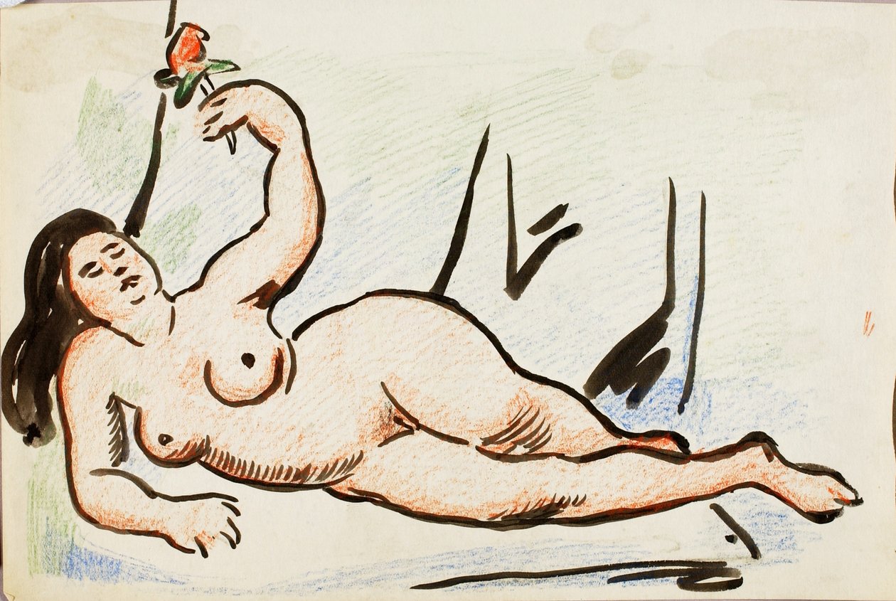 Nudo reclinato da Carl Newman