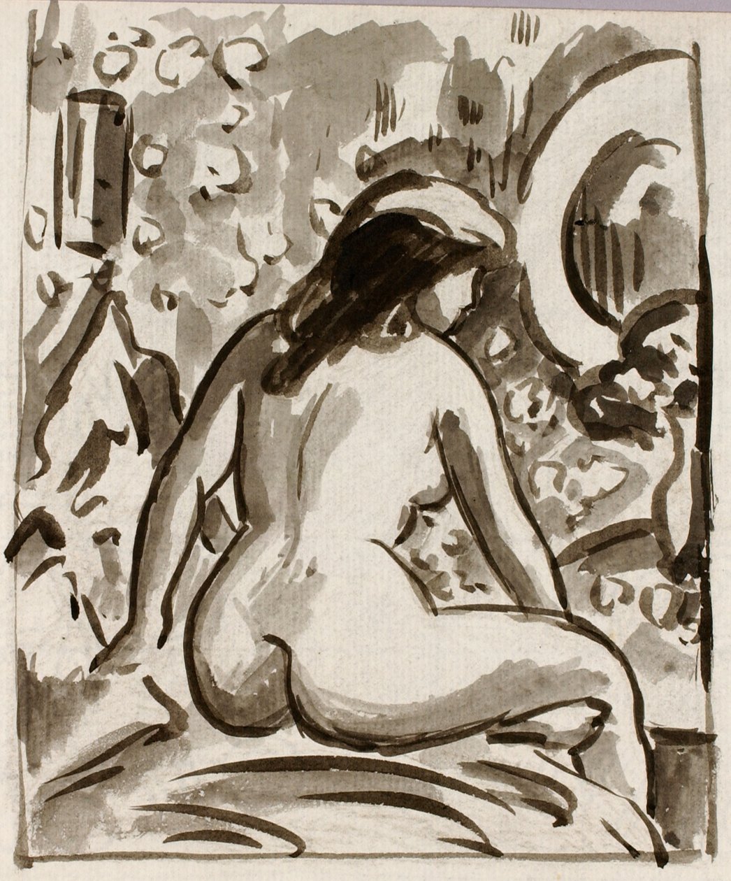 Nudo seduto da Carl Newman