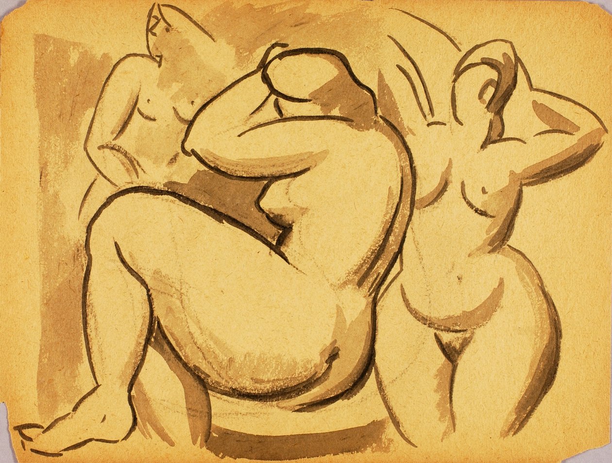 Tre nudi femminili da Carl Newman