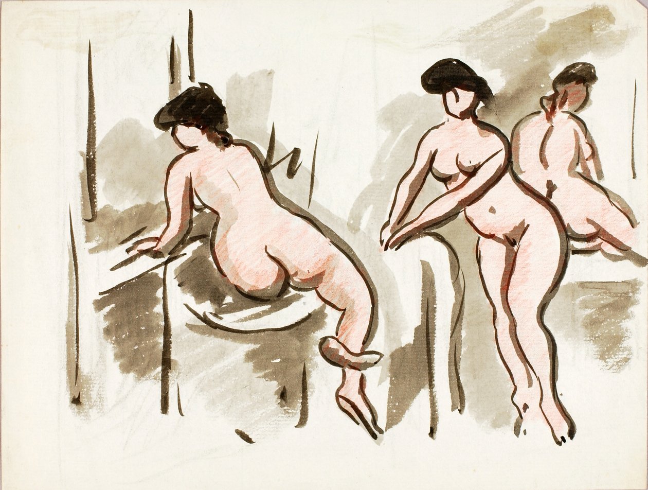 Tre nudi femminili da Carl Newman