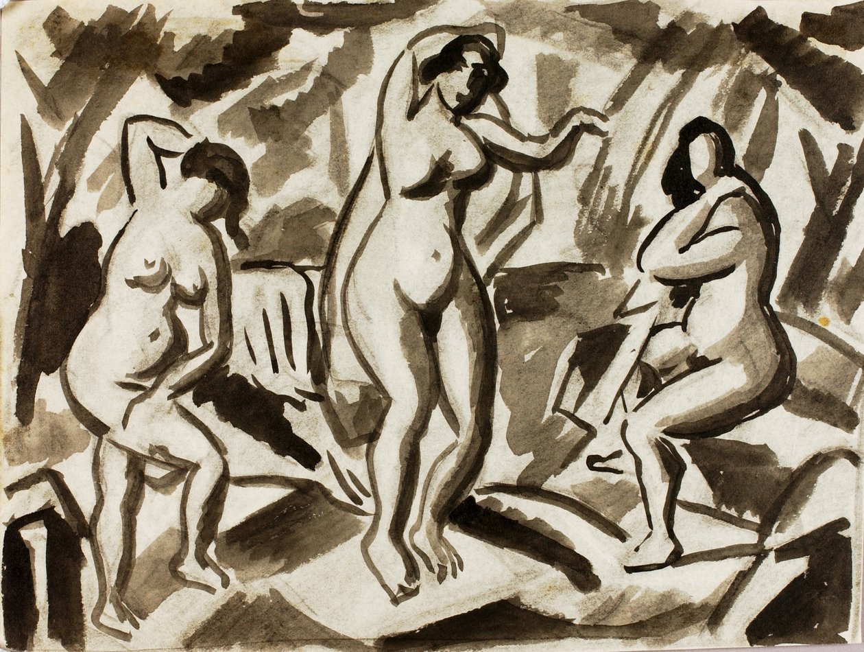 Tre nudi femminili da Carl Newman