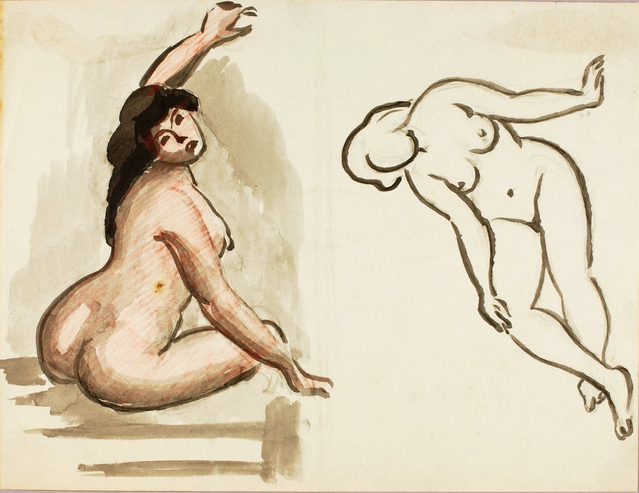 Due nudi femminili da Carl Newman