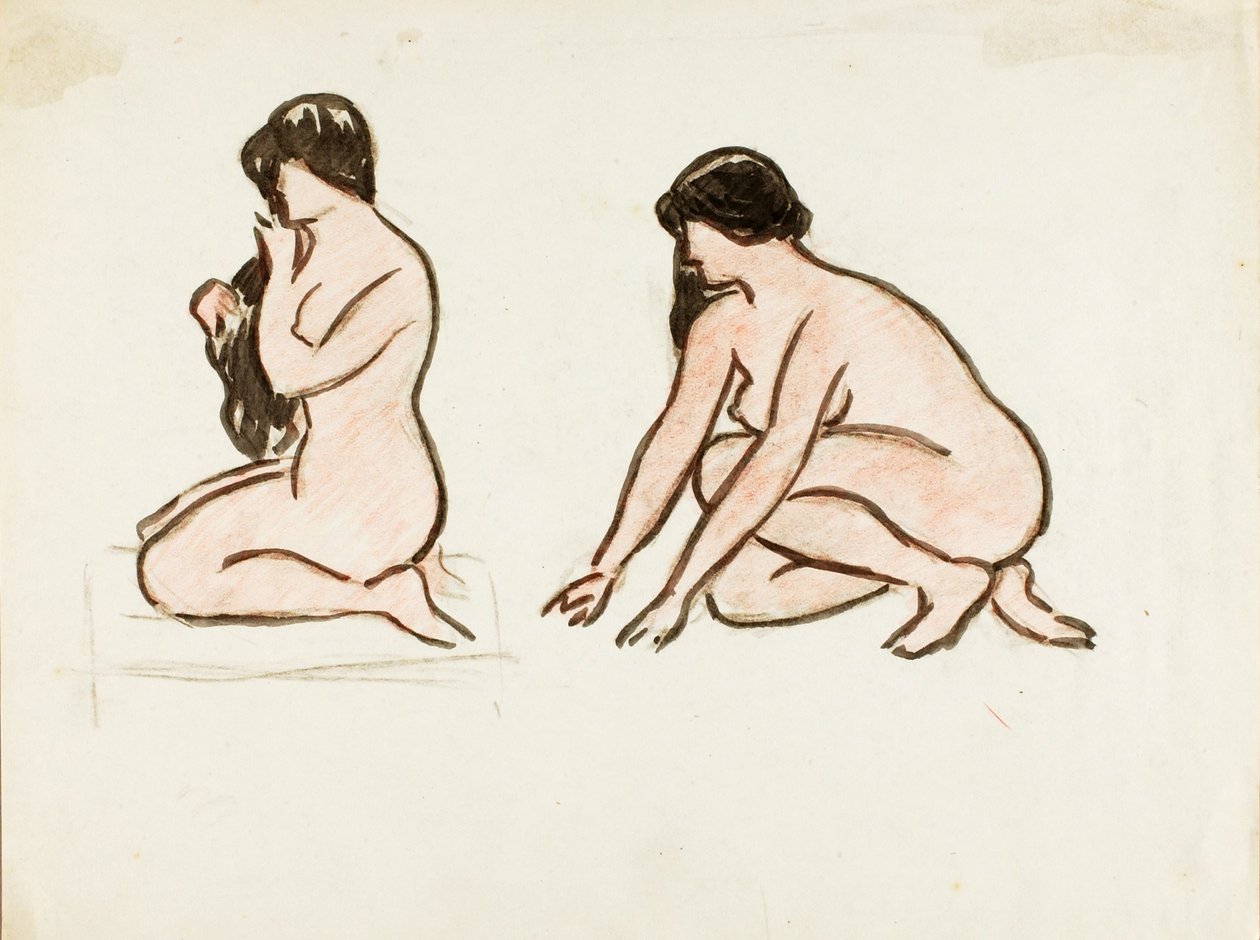 Due nudi femminili da Carl Newman