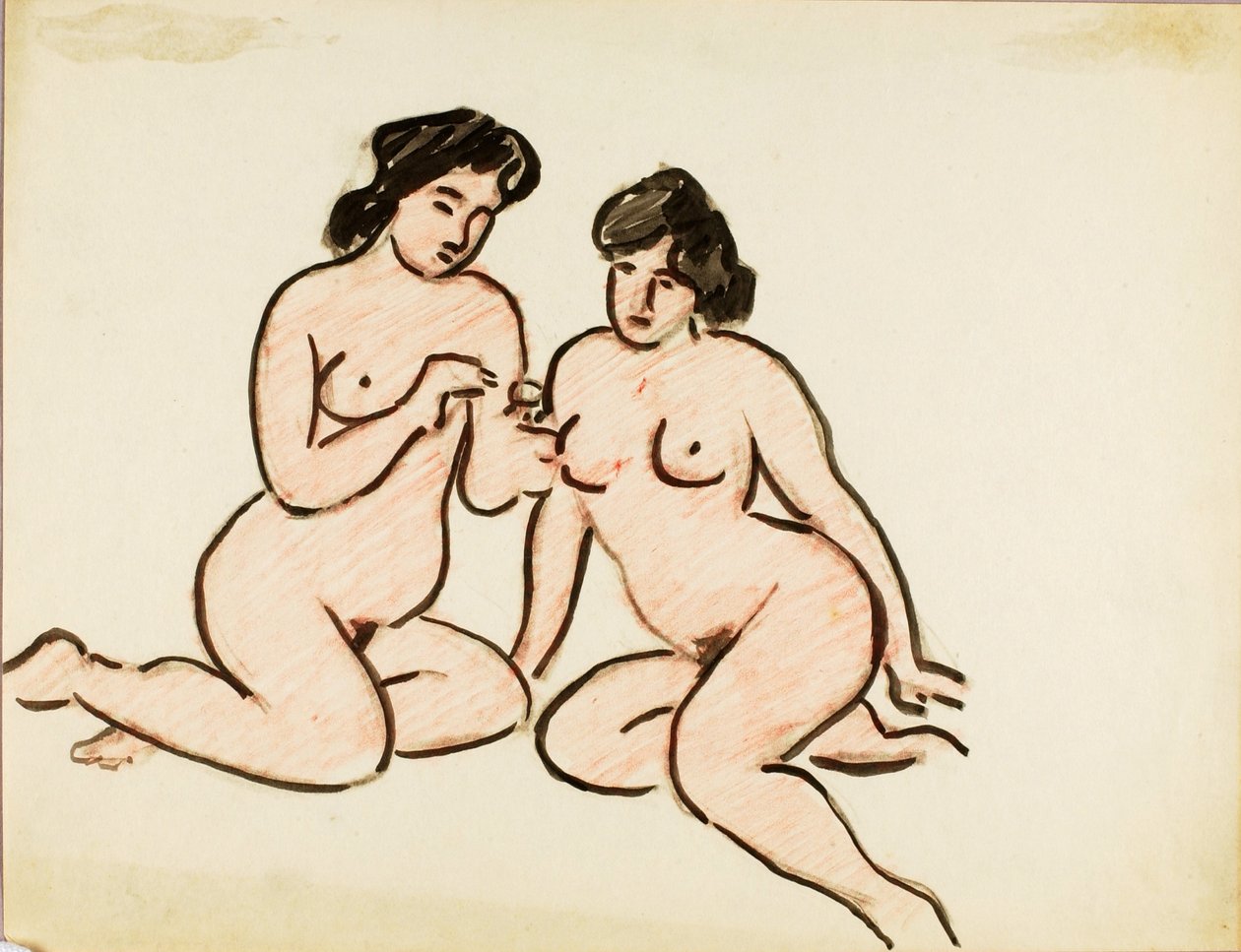Due nudi femminili da Carl Newman