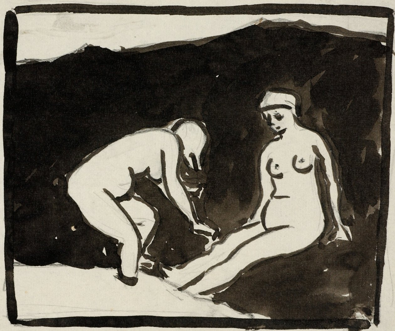 Due nudi femminili da Carl Newman