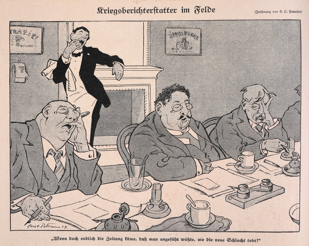 Corrispondenti di guerra sul campo da Carl Olof Petersen