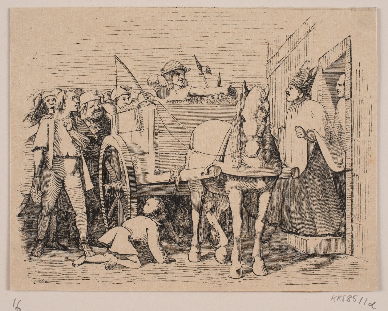 Come Uglspil fissò il pio vescovo da Carl Peter Theodor Rothweiler