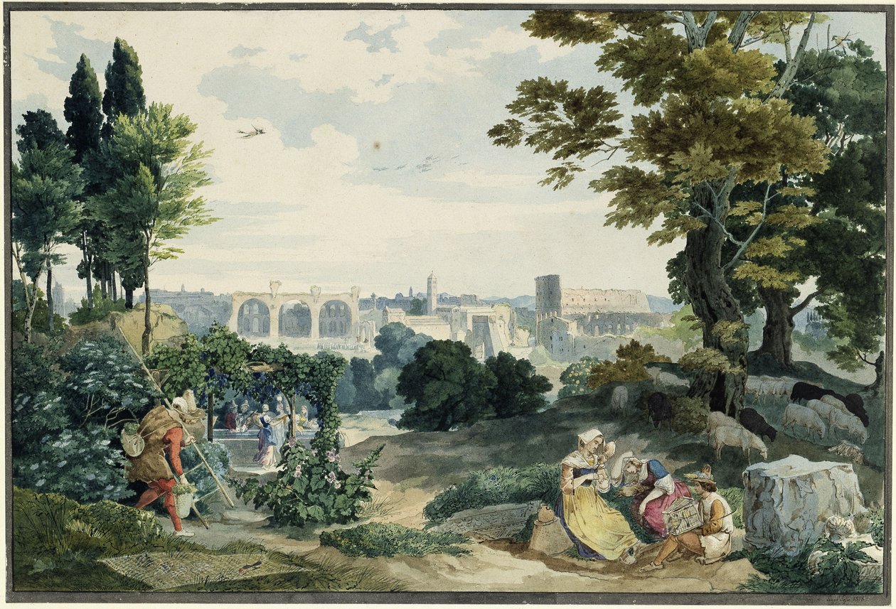 Vista sul Foro Romano da Carl Philipp Fohr
