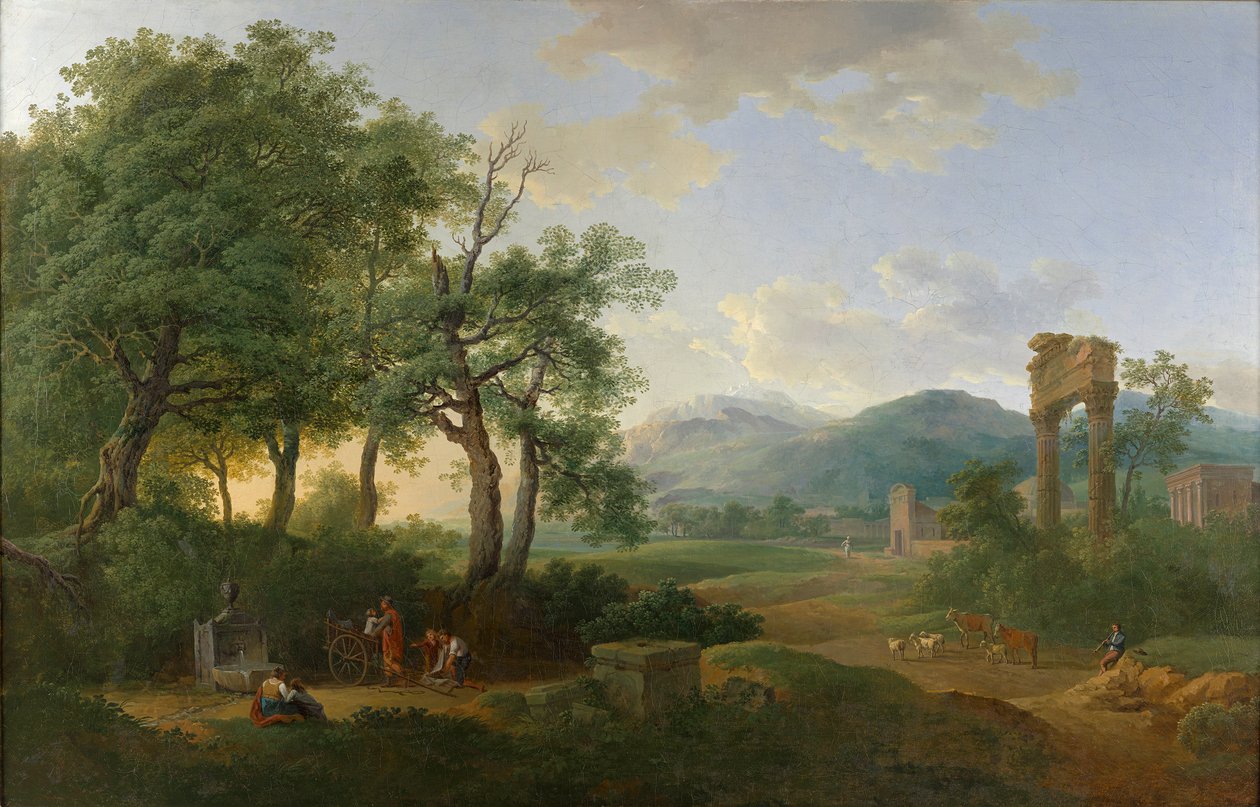Paesaggio arcadico da Carl Philipp Schallhas